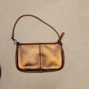 GAP Metallic Copper Wristlet Bag